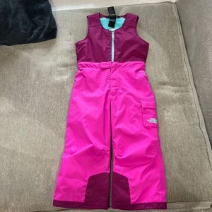 4t north face snow bib